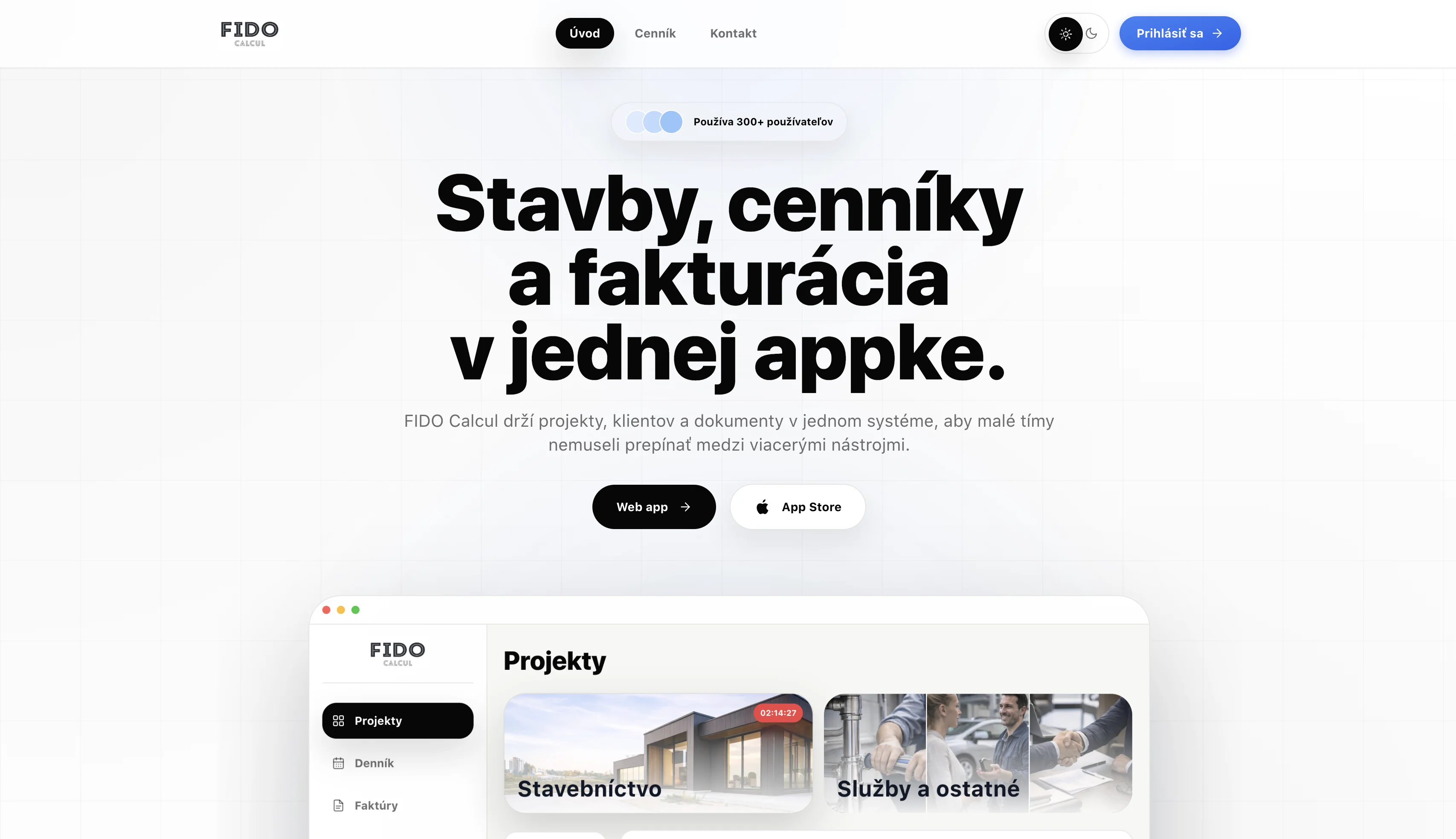 Fido Calcul náhľad webu